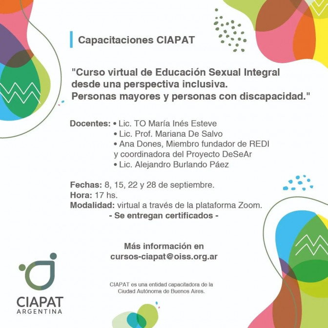 Curso Virtual Sobre Educación Sexual Integral Desde Una Perspectiva Inclusiva Algec